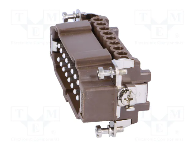 ILME Conector HDC Macho 180 °C 16A 500V 16+PE Tamaño 77.27