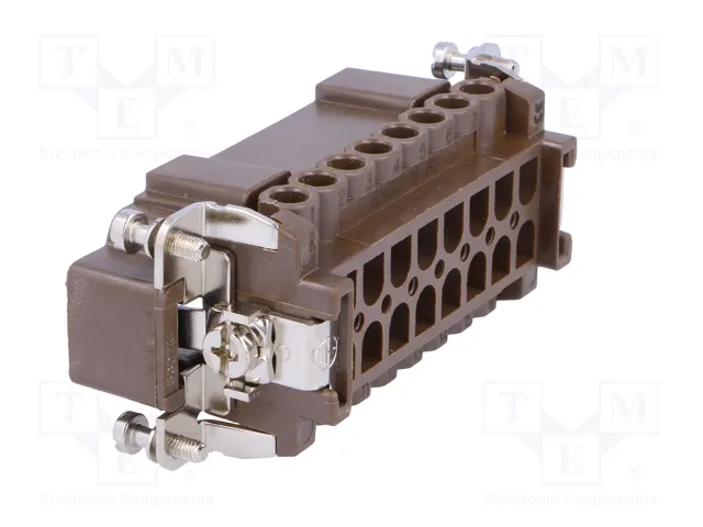 ILME Conector HDC Macho 180 °C 16A 500V 16+PE Tamaño 77.27