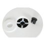 DKD Home Decor Base para Parasol Fibra Vidrio 46x46x61 Simil Travertine