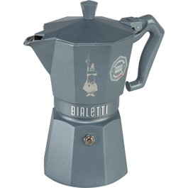 Bialetti Moka Exclusive 6TZ Induction, gris/plata