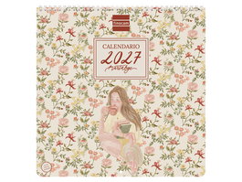 FINOCAM Calendario de Pared 2027 Espiral Mensual 300x300 mm