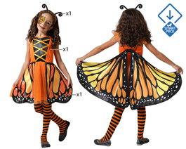 Disfraz Mariposa Niña Infantil Naranja 3 a 4 Años