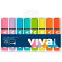 Molin Marcador Fluorescente Viva Surtido 8 Unidades