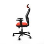 PIQUERAS Y CRESPO Silla de oficina Jorquera Sincro/Traslack Naranja oscuro/Negro