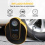 TALOX Minicompresor de Aire 12V con 3 Boquillas