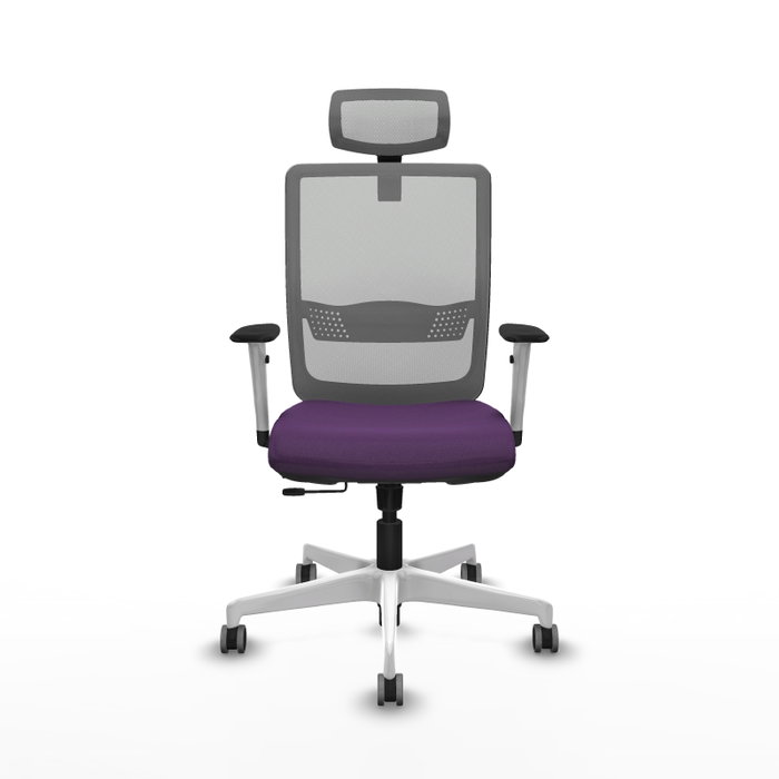 PIQUERAS Y CRESPO Silla de oficina Haches Morado y Gris PIQUERAS Y CRESPO Silla de oficina Haches Morado y Gris