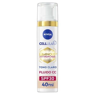 Nivea LUMINOUS 630º ANTIMANCHAS CC fluido SPF30 claro 40 ml
