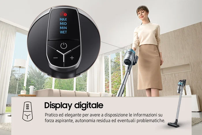 Samsung Jet 75B Pet Aspiradora de Escoba 2 en 1 Negro/Menta Samsung Jet 75B Pet Aspiradora de Escoba 2 en 1 Negro/Menta