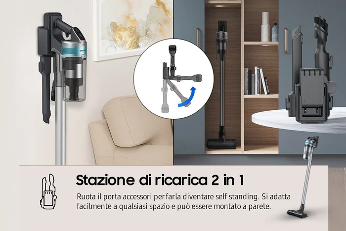 Samsung Jet 75B Pet Aspiradora de Escoba 2 en 1 Negro/Menta Samsung Jet 75B Pet Aspiradora de Escoba 2 en 1 Negro/Menta