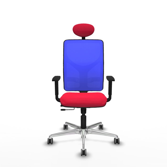 PIQUERAS Y CRESPO Silla de oficina Motilla con mecanismo Sincro/Traslack, Rojo y Azul PIQUERAS Y CRESPO Silla de oficina Motilla con mecanismo Sincro/Traslack, Rojo y Azul