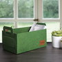 Aberto Design 6260 Organizador de Escritorio de Fieltro Verde 30x20x15cm