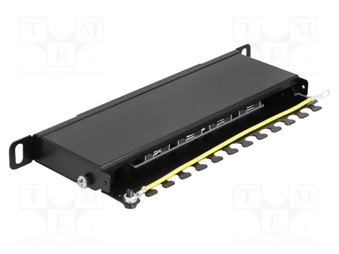 DeLOCK Patch Panel de 10″ Cat.6A de 8 Puertos 0,5U