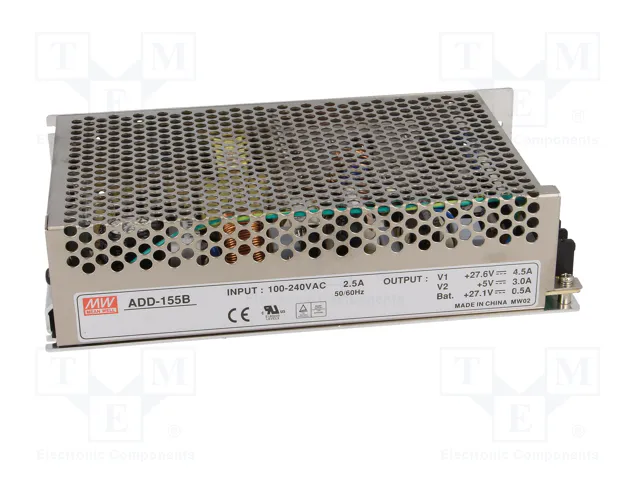 MEAN WELL ADD-155B Alimentador Buffer 152,75W 27,6VDC