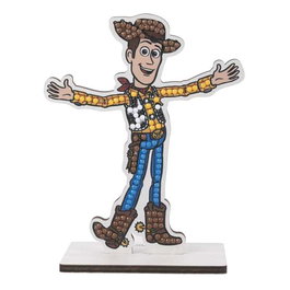 Crayola Crystal Art Buddy Woody Kit Creativo con Cristales Brillantes para Niños, Obra de Arte con Diamantes de Imitación 12x19.5x1.5 cm, Español
