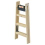 Hailo Master H80 Escalera de Doble Escalón de Madera 2 x 4