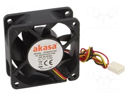 Akasa AK-6025MS Ventilador Axial de 60x60x25mm Negro