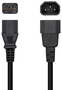 Aisens Cable de Alimentación CPU C13 Hembra a C14 Macho Negro 10m