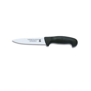 Martínez y Gascón Cuchillo de Cocina Norplast Negro, Acero Inoxidable con Mango de Plástico, 15 cm Martínez y Gascón Cuchillo de Cocina Norplast Negro, Acero Inoxidable con Mango de Plástico, 15 cm