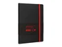Antartik Cuaderno A5 Tapa Blanda Hojas Lisas Negro y Rojo 80 Hojas 80gr FSC