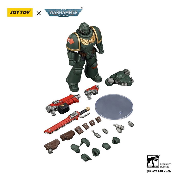 Joy Toy Warhammer 40,000 Figura Dark Angels Intercessor 12 cm