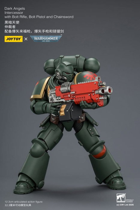 Joy Toy Warhammer 40,000 Figura Dark Angels Intercessor 12 cm