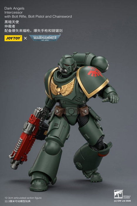 Joy Toy Warhammer 40,000 Figura Dark Angels Intercessor 12 cm
