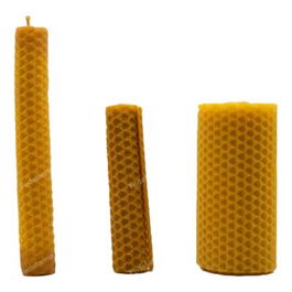 COMO UNA REINA Cera Pura Abeja Vela Cera 10 X 2 Cm