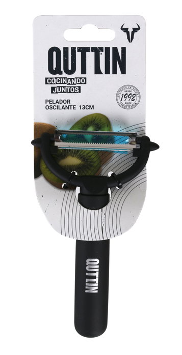 Quttin Pelador Oscilante 13 cm Hoja Inoxidable Practic (24 Unidades)