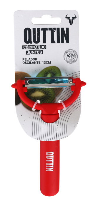 Quttin Pelador Oscilante 13 cm Hoja Inoxidable Practic (24 Unidades)