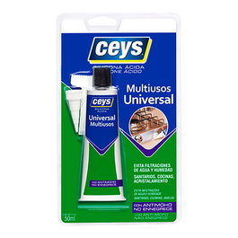 Ceys Silicona Ácida Universal Transparente Antimoho 50 ml para Filtraciones