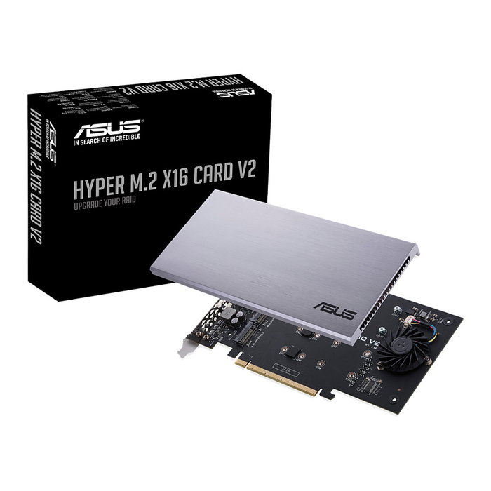 ASUS HYPER M.2 X16 CARD V2 Tarjeta de Expansión PCIe para SSD M.2 NVMe
