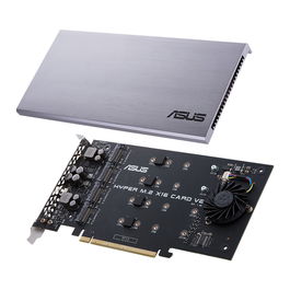 ASUS HYPER M.2 X16 CARD V2 Tarjeta de Expansión PCIe para SSD M.2 NVMe