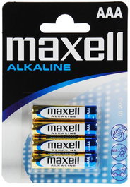 Pilas Alcalina Maxell Lr03 Blister De 4 (M004)
