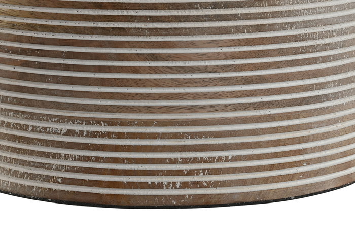 DKD Home Decor Lámpara Sobremesa Tradicional Natural Mango y Algodón 30x41x30 cm DKD Home Decor Lámpara Sobremesa Tradicional Natural Mango y Algodón 30x41x30 cm