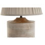 DKD Home Decor Lámpara de Sobremesa Mango Algodón Natural