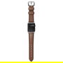 Nomad Strap Traditional Leather Brown Connecting Silver 42/44/45/49mm