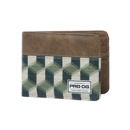 Pro-Dg Billetero PRO-DG Freestyle Blur Verde con 5 Compartimentos para Tarjetas y Ventana Transparente