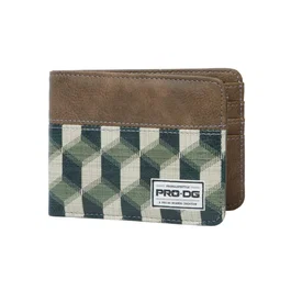 Pro-Dg Billetero PRO-DG Freestyle Blur Verde con 5 Compartimentos para Tarjetas y Ventana Transparente