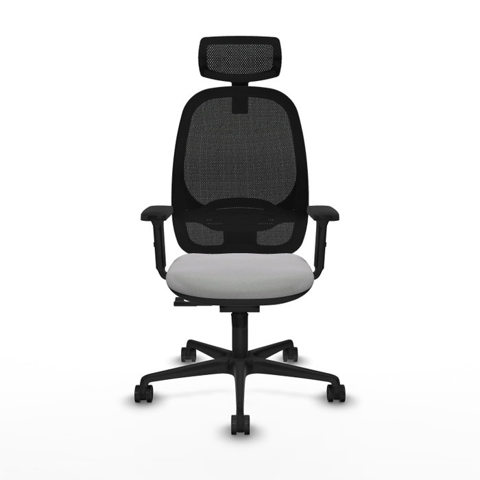PIQUERAS Y CRESPO Silla de oficina Cilanco con mecanismo Sincro, Gris claro y Negro PIQUERAS Y CRESPO Silla de oficina Cilanco con mecanismo Sincro, Gris claro y Negro