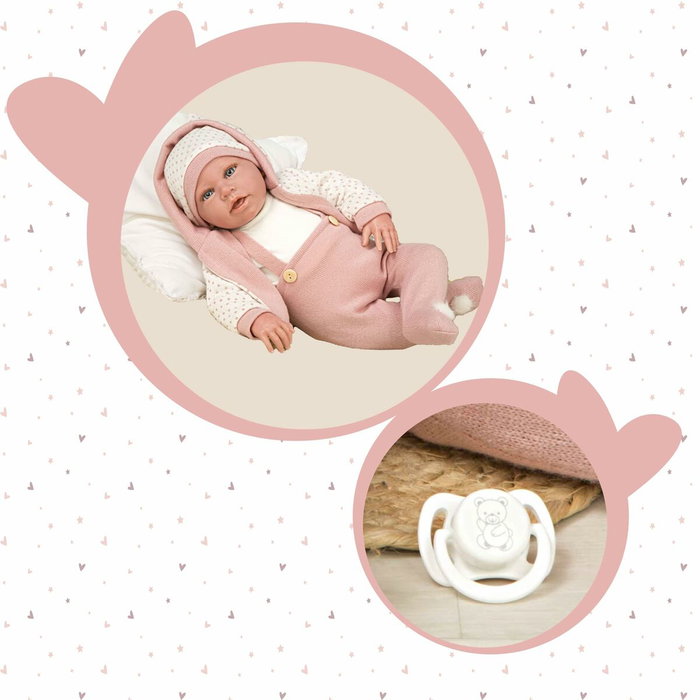 Muñecas Arias Muñeca Elegance 54 Cm Anuk Rosa