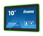 iiyama TW1025LASC-B1PNR pantalla para sala de reuniones 25,6 cm (10.1") 1280 x 800 Pixeles LED 802.11b, 802.11g, Wi-Fi 4 (802.11n) Negro Plástico Bluetooth