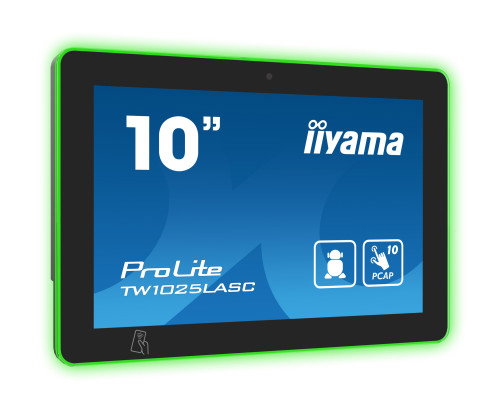 iiyama TW1025LASC-B1PNR pantalla para sala de reuniones 25,6 cm (10.1") 1280 x 800 Pixeles LED 802.11b, 802.11g, Wi-Fi 4 (802.11n) Negro Plástico Bluetooth iiyama TW1025LASC-B1PNR pantalla para sala de reuniones 25,6 cm (10.1") 1280 x 800 Pixeles LED 802.11b, 802.11g, Wi-Fi 4 (802.11n) Negro Plástico Bluetooth