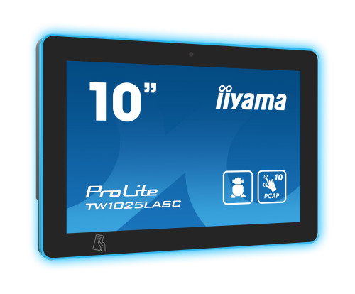 iiyama TW1025LASC-B1PNR pantalla para sala de reuniones 25,6 cm (10.1") 1280 x 800 Pixeles LED 802.11b, 802.11g, Wi-Fi 4 (802.11n) Negro Plástico Bluetooth iiyama TW1025LASC-B1PNR pantalla para sala de reuniones 25,6 cm (10.1") 1280 x 800 Pixeles LED 802.11b, 802.11g, Wi-Fi 4 (802.11n) Negro Plástico Bluetooth