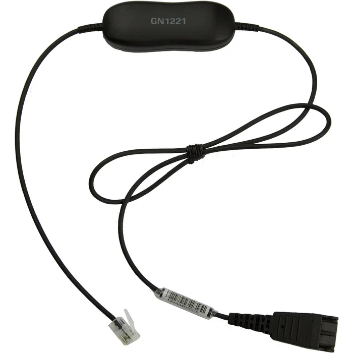 Jabra Cable GN1221 QD a RJ9 0,8m Negro