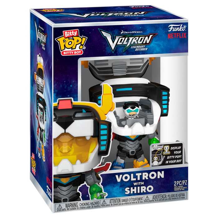 Funko Figura Bitty Bots Voltron with Siro Coleccionable Vinilo 12.3cm Funko Figura Bitty Bots Voltron with Siro Coleccionable Vinilo 12.3cm