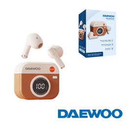 DAEWOO Auricular TWS con Cámara 25mAh/180mAh