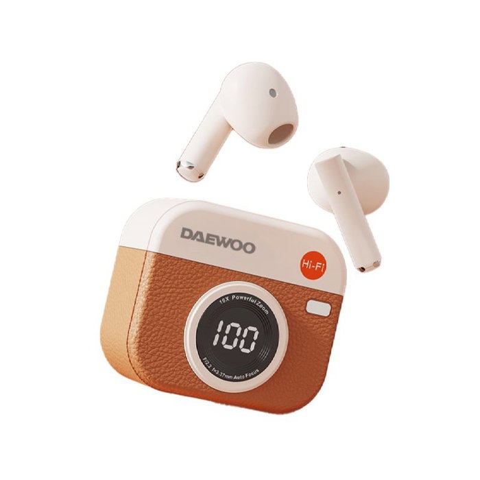 DAEWOO Auricular TWS con Cámara 25mAh/180mAh