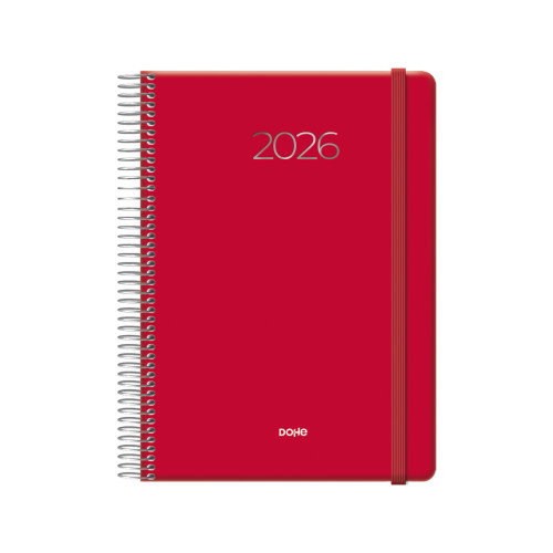 Dohe Agenda Denver 12719 - 26 Día Página 2026 15x21 cm Rojo