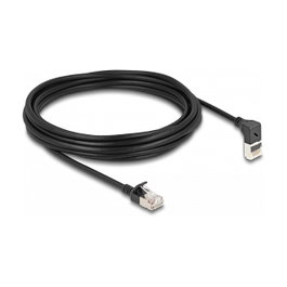 DeLOCK Cable de red RJ45 Cat.6A S/FTP Slim 5 m Negro