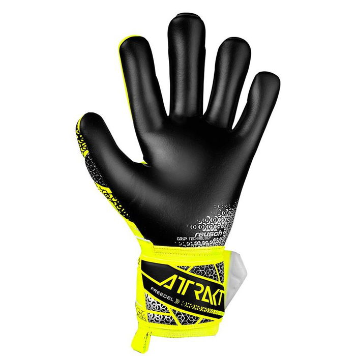 Guantes de Portero Reusch Attrakt Freegel Amarillo Adultos 11-12 Años Guantes de Portero Reusch Attrakt Freegel Amarillo Adultos 11-12 Años